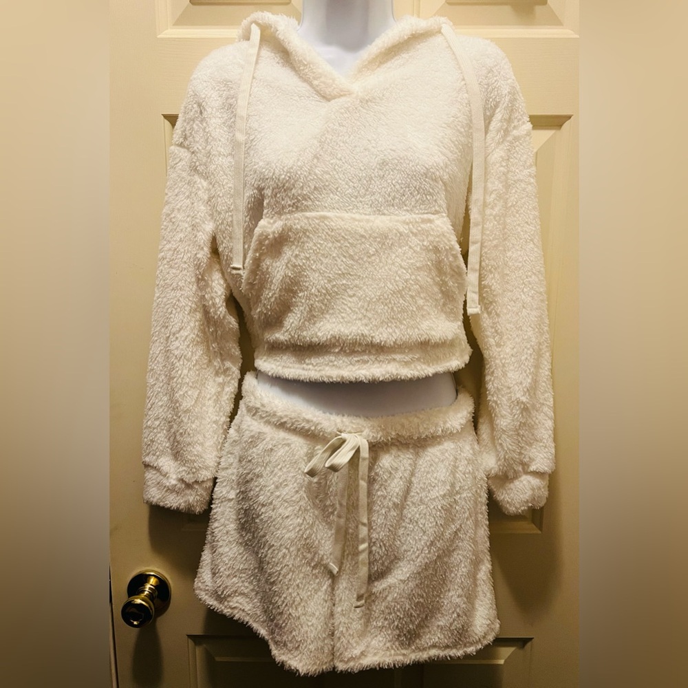 Faux Sherpa Two Piece Lounge Set